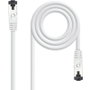 Nanocable Cable de Red Cat.8.1 SSTP AWG26 Blanco 0,5m
